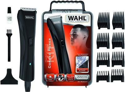 WAHL Tagliacapelli professionale trimmer macchinetta per barba regolacapelli regolabarba rasoio uomo 8 pettini