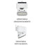 Alcapower Led solare da parete orientabili, con sensore crepuscolare e di movimento, lampada a led da esterni 4000K, 2000lm