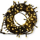 GESCO Chaîne lumineuse intérieure/extérieure 11 m, lumières LED avec 8 fonctions, lumière chaude 180 LED, lumières LED décoratives de Noël, éclairage domestique, guirlande lumineuse