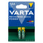VARTA Batterie ricaricabili AAA Rechargeable Ready2Use precaricata Micro Ni-Mh (pacco da 2, 800mAh), ricaricabile senza effetto Memory, pronta all'uso