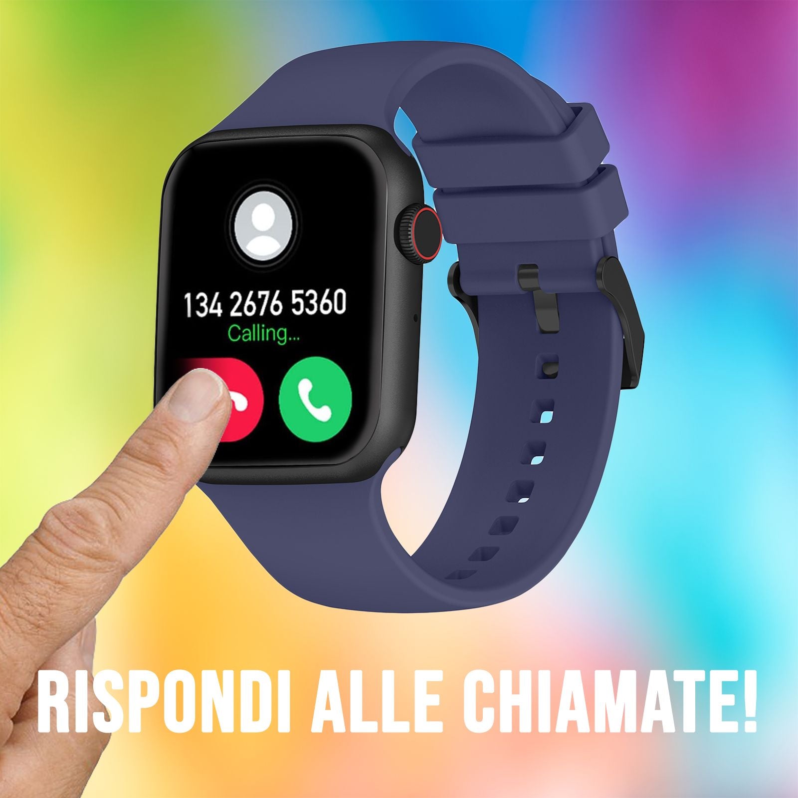 Orologio Fitness Smartwatch Con Chiamate E Messaggi Trevi T-FIT