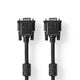 Nedis Cavo VGA maschio nichelato, risoluzione 1280x768, cavo 2 m nero