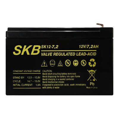 SKB Batteria al piombo SK12-7,2 batteria ricaricabile 12V 7,2AH serie SK, tecnologia AGM piastra piana regolate con valvola