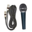 AudioDesignPro Microfono dinamico professionale con connessione bilanciata, con cavo di 5 m XLR Jack e valigetta in PVC nera