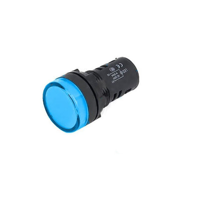 AIpha electronic indicator light, LED panel indicator light, 24Vac/dc, blue light