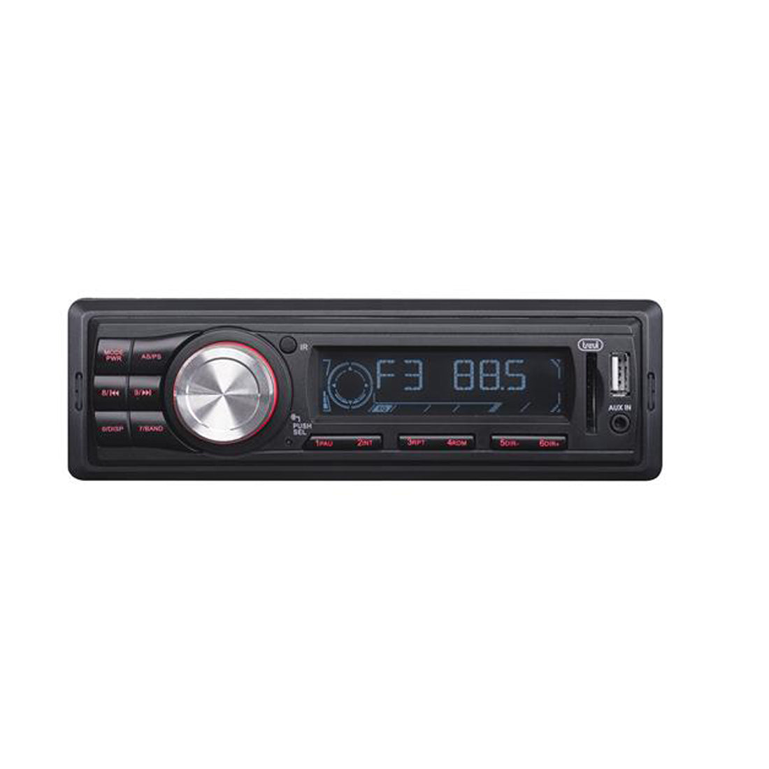 Trevi Autoradio con bluetooth con 3 ingressi USB/SD/AUX Lettore MP3 da USB/SD card