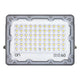 O.N Faretto solare da esterno con luce fredda, faro led con pannello solare e sensore per accensione automatica, lampada led da parete con fotovoltaico 4000K 1200lm