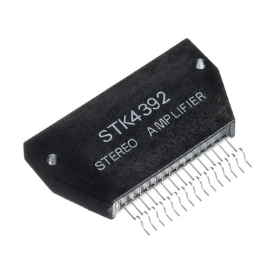 STK4392 electronic component, integrated circuit, transistor, stereo amplifier, 15 contacts