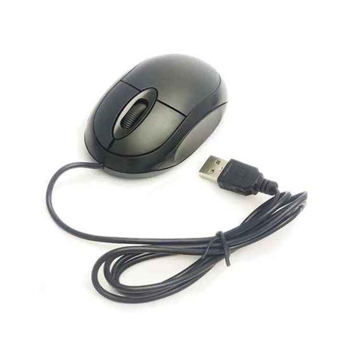 Omega mouse ottico con 3 pulsanti, optical wired mouse con filo e porta USB, ergonomico 1200 dpi per windows