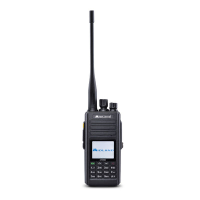 Midland Radio Ricetrasmettitore Dual Band, ricetrasmittente VHF/UHF portatile 10W, 257 canali