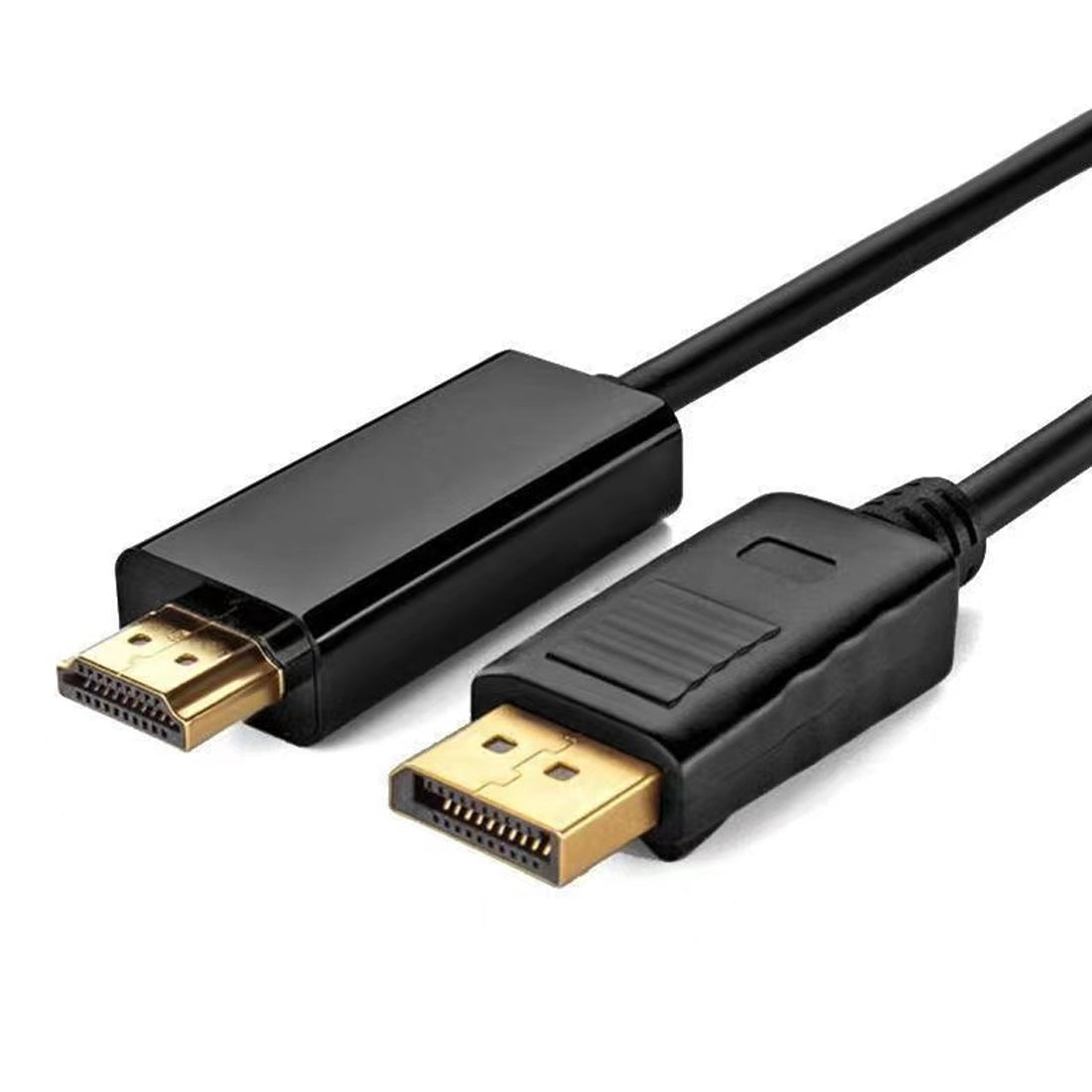Câble GBC DisplayPort vers HDMI, 4K Ultra HD, pour TVHD, moniteurs et projecteurs, câble avec connecteurs dorés, 2 mètres