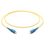 GBC 2m fiber optic patch cable, cable with SC/APC connectors, single mode simplex type, 9/125 micron fiber diameter