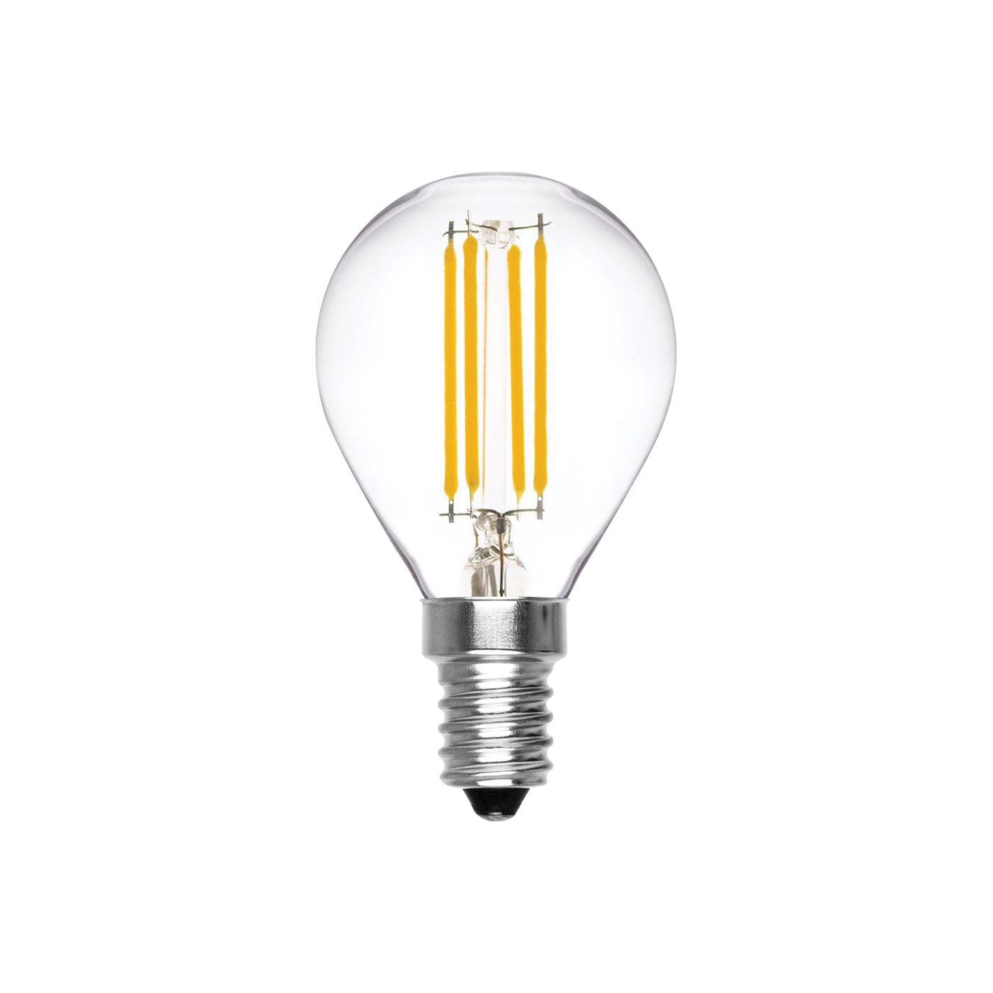 Alcapower LED bulb. Mini Sphere light bulb, LED filament light bulb, 230Vac, 4W, 360°, Warm light 2700K, E14