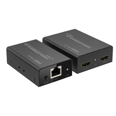 GBC Estensore di segnale HDMI su cavo ethernet 55M "PoC" con porta HDMI passante e ripetitore di telecomando 14281040
