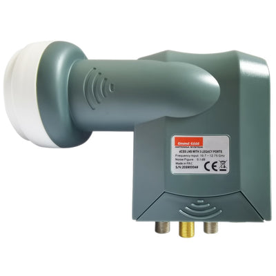 Emme Esse LNB illuminatore universale con 2 porte legacy e 1 uscita dCSS a bassa figura di rumore