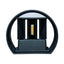 Applique murale LED Life Round, applique murale IP54, applique murale, applique murale LED, 7W, lumière 4000K, 600lm, gris, 13,5x11,5x10 cm