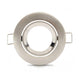 Alpha Elettronica Supporto lucido per lampada led, con ghiera orientabile, attacco GU10, Ø83mm