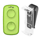 WHY EVO MINI Telecomando rolling code multifrequenza da 280 a 868 mhz con Visor Clip, apricancello autoapprendente programmabile, radiocomando ad ampio raggio con 4 pulsanti, verde acid green