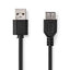 Nedis USB 2.0 cable Nickel-plated 480 Mbit, Usb-A male to Usb-A female, cable length 3 m