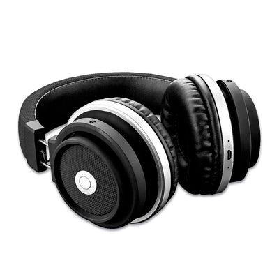 GBC Bluetooth headphones with integrated fabric microphone, for smartphones, black color 60171050