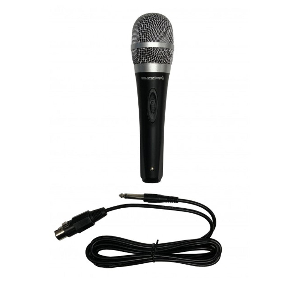 ZZipp Microfono dinamico unidirezionale, microfono con filo, lunghezza cavo 3 metri