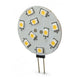 Ampoule LED Alphaelettronica, culot G4, 1,5W, 12Vac/dc, couleur de lumière blanc froid 6500K, ampoule adaptée aux bateaux