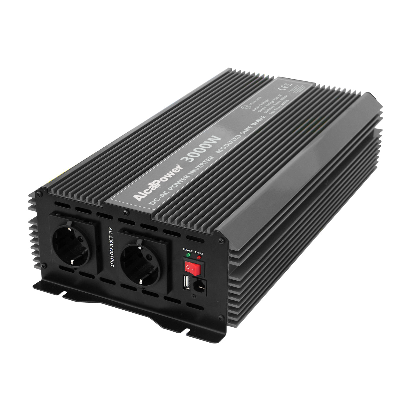 Alcapower Inverter Soft Start 3000W Input 12V DC Out 230V AC, convertitore di corrente 912200
