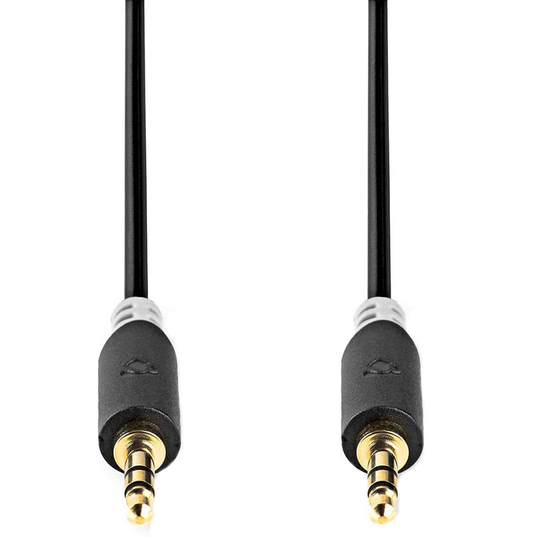 NEDIS Stereo Audio Cable, Male to Male 3.5mm Audio Cable, 3.5mm Jack Audio Cable