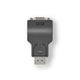 Nedis VGA female to DisplayPort male adapter converter cable with 1080p resolution