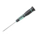 Tournevis simple 2 points PRO'SKIT Tournevis en acier chromé antirouille 1,5 mm avec poignée isolée