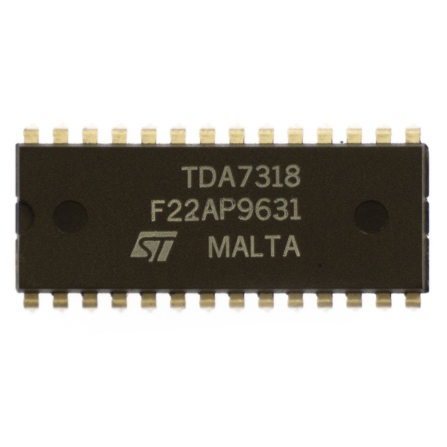 STMicroelectronics TDA7318 circuito integrato, transistor, componente elettronico, 28 contatti