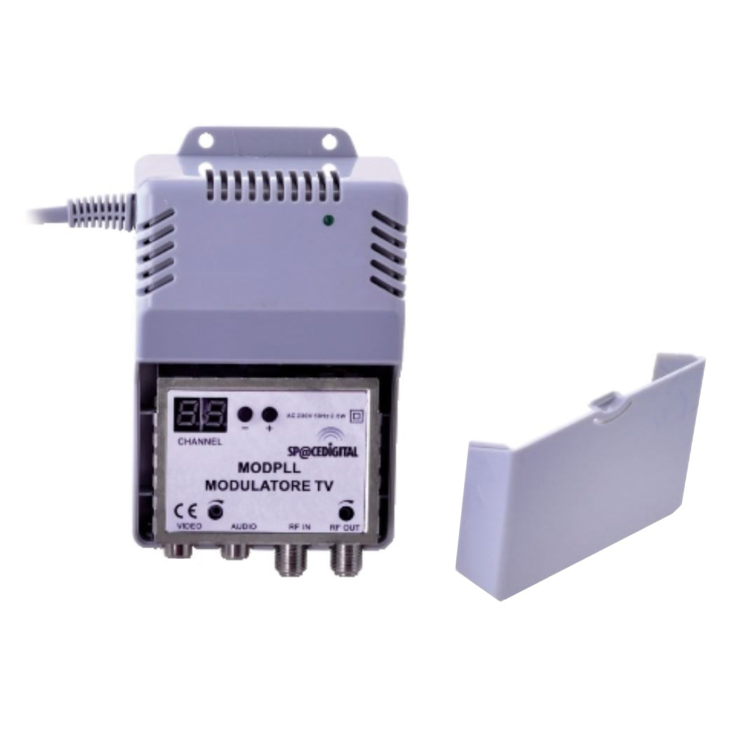 Modulatore AUDIO/VIDEO sender RF PLL autoalimentato 85DB 58.7000.50