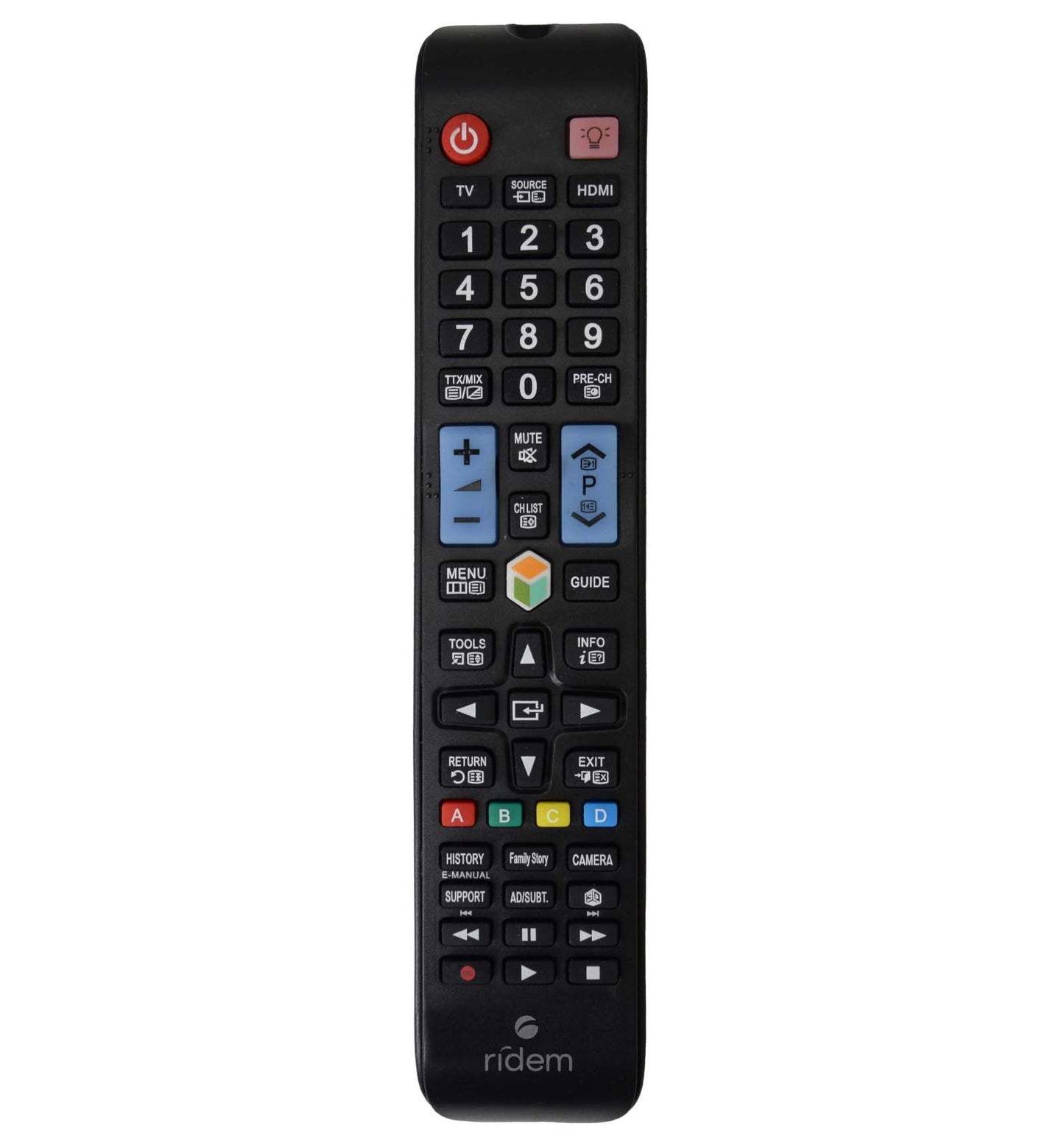 Ridem Smart TV remote control, compatible with Samsung ready to use CR-SM1