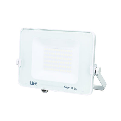 Spot mince blanc Life IP65, LED SMD série FA4, lumière naturelle 4000K, 220-240Vac, 201x152x25mm