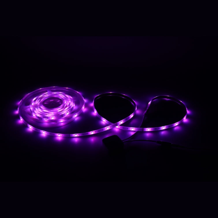 ON 5m Wifi LED Strip, flexible strip 60/m Waterproof RGB+W LEDs, voice, smart control or remote control, LED lights suitable for TV, Bedroom, Christmas, Parties and Home Decorations