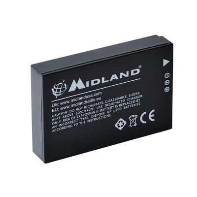 Midland Lithium Battery 3.7V, 1700mAh for XTC400 C1124