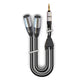 Audiodesign Pro X-Pro Line adapter cable, audio reducer cable 1 Jack 3.5 M Stereo <> 2 XLR 3M, 6 meters