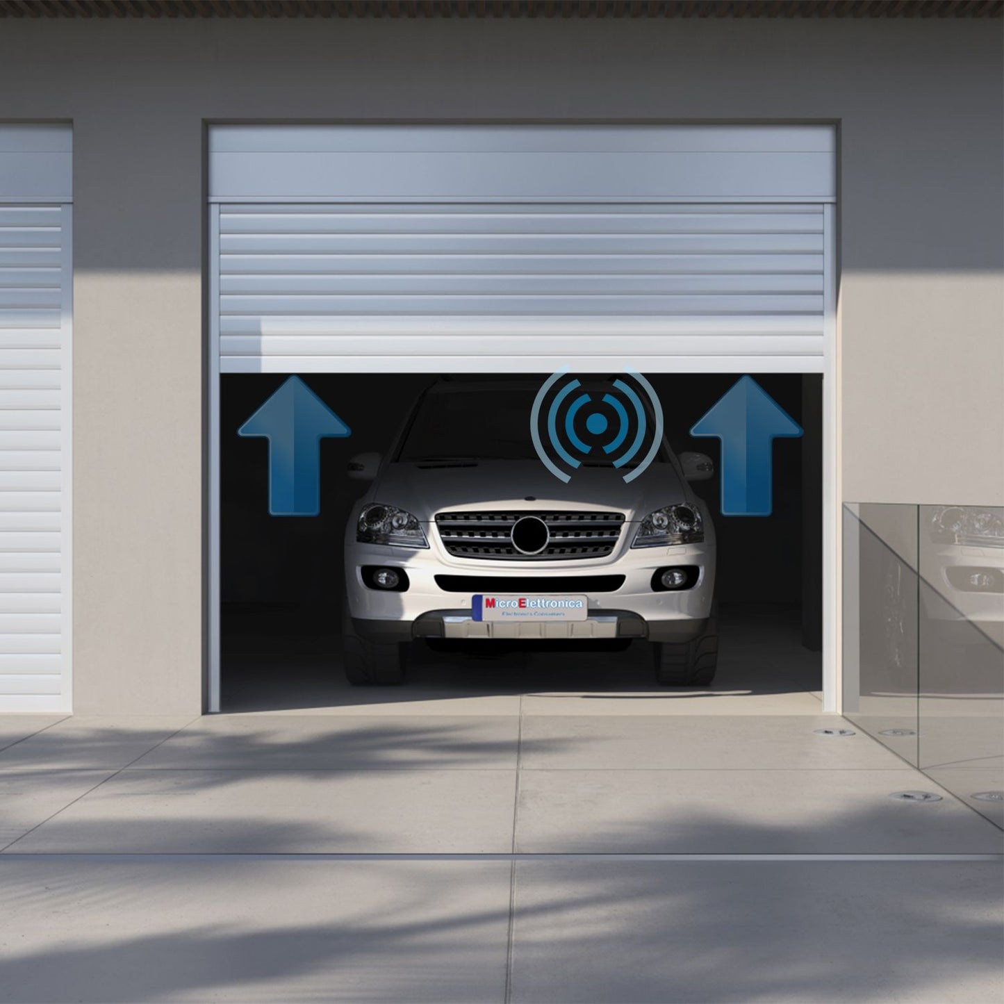 BeB Centrale per serrande con ricevitore multifrequenza compatibile con radiocomandi da 433 a 868 MHz o 433,92 MHz, codice fisso e rolling code