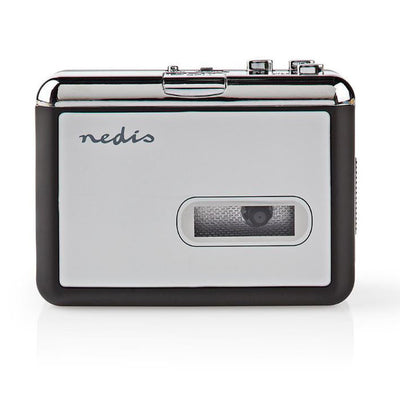 Nedis Convertitore di cassette audio in MP3, con cavo USB e CD-ROM, convertitore musicassette