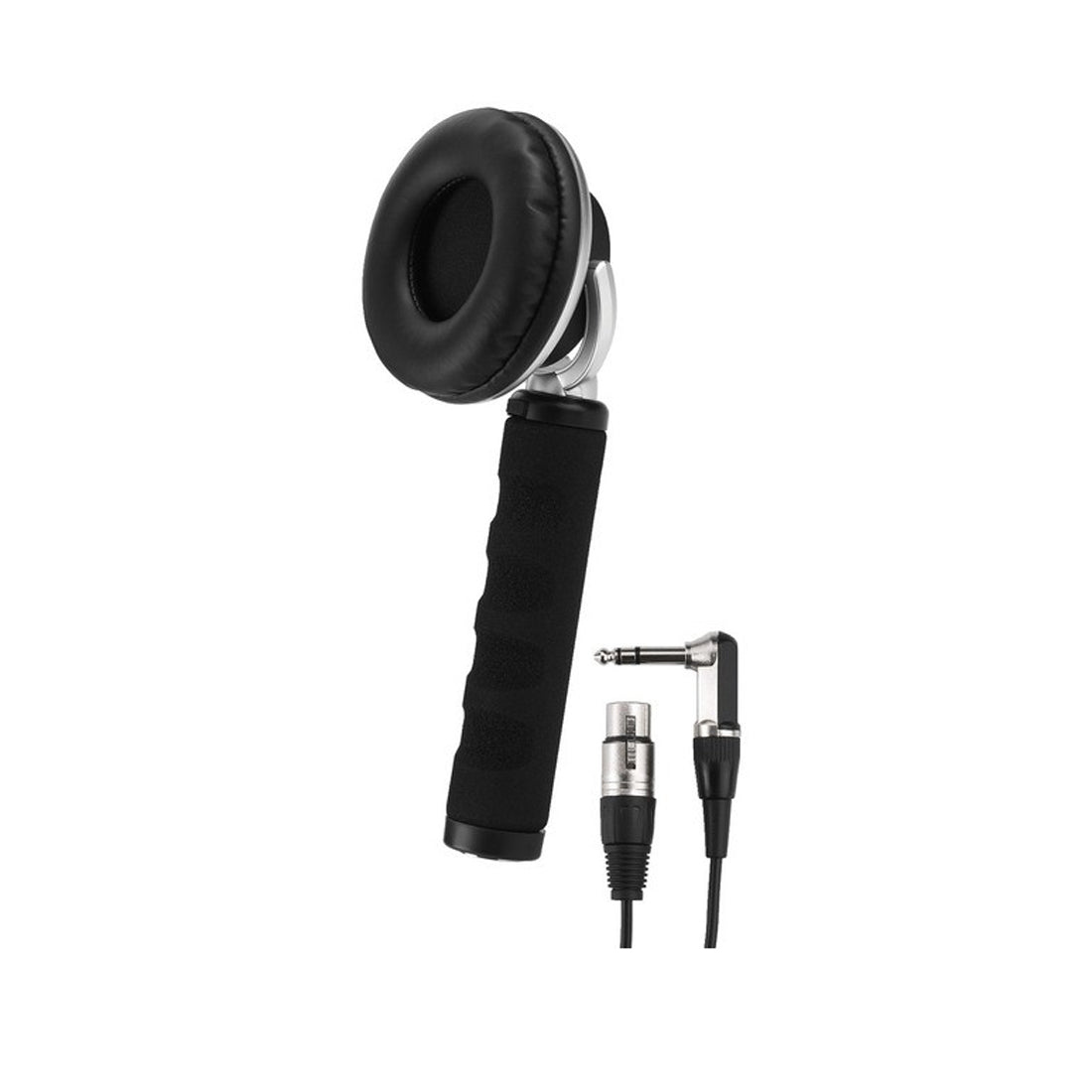 Casque DJ mono portable Monacor, casque avec XLR et prise coudée 6,3 mm