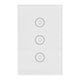Life 3-channel On/Off touch panel, smart module for lighting, voice control or via app