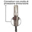 ZZIPP Cavo microfonico da 3 metro XLRM-XLRF, connettore per microfono con protezione antitorsione, cavo audio lungo