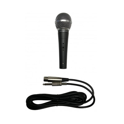 Zzipp Microphone unidirectionnel filaire dynamique professionnel, 50-15 000 Hz, câble 5 m ZZDM3000