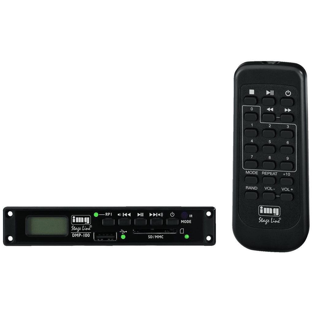 Lettore MP3 piccolo Monacor built-in modulo USB e slot per schede SD / MMC DMP-100