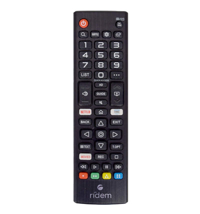 Ridem Smart TV remote control, compatible with LG ready to use