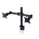 Alpha Elettronica Support de bureau double LCD Ajustable, 13"-27", support mural