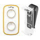 WHY EVO MINI Télécommande multi-fréquences à code variable de 280 à 868 MHz avec Visor Clip, ouvre-portail programmable à auto-apprentissage, télécommande large portée à 4 boutons, jaune pur