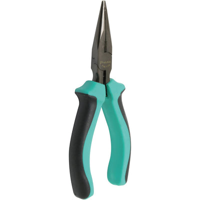 Pro'Skit pliers with long carbon steel noses and ergonomic non-slip handles
