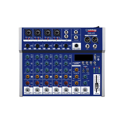 AudioDesign Mixer audio professionale 4 ingressi 24 effetti DSP
