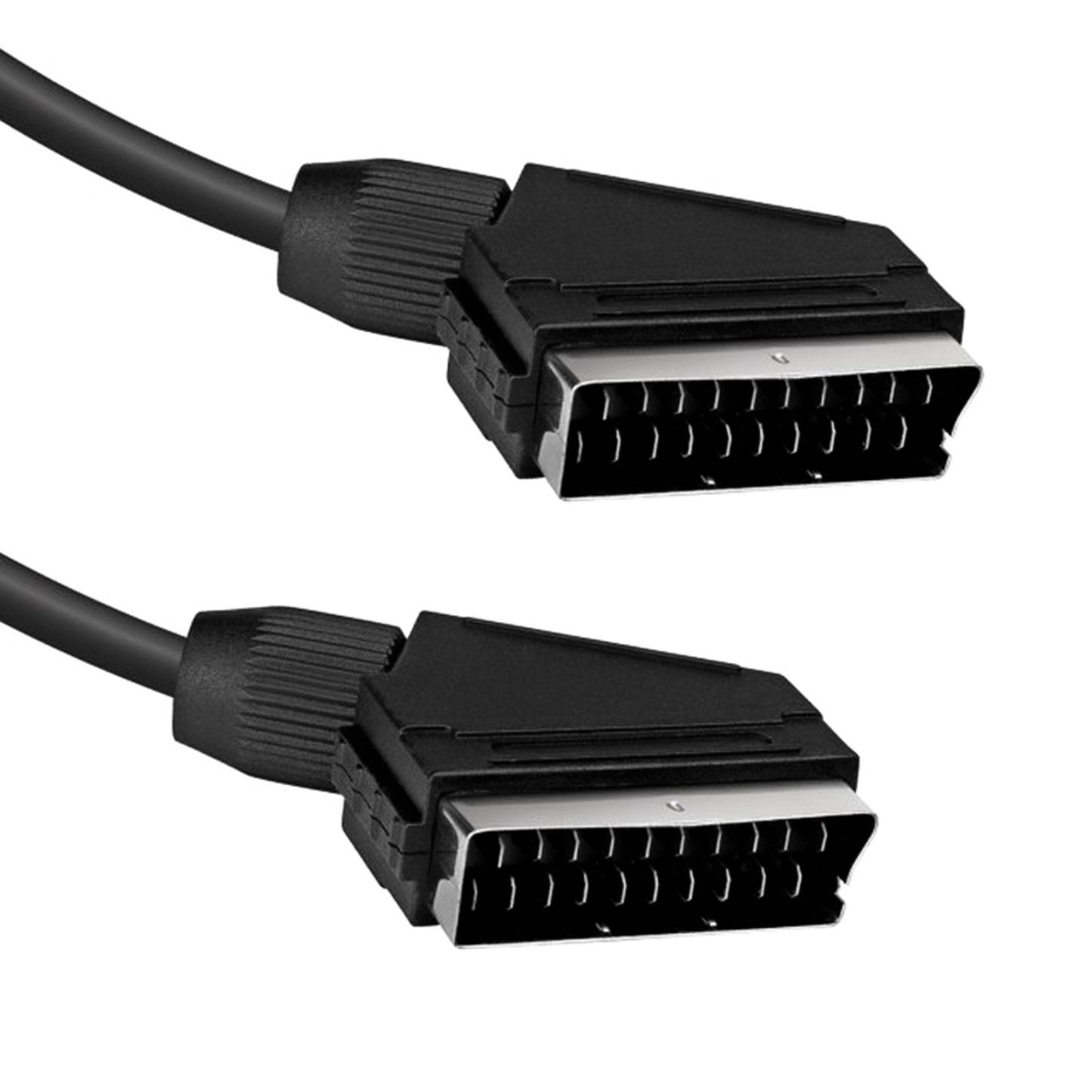 Alpha Elettronica cavo Scart 21 pin, cavo 1.5m da spina Scart a spina Scart nero